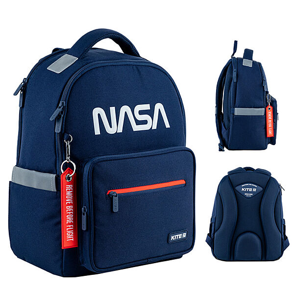 Рюкзак шкільний Kite NASA NS24-770M 39х29х14.5 см синій