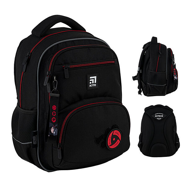 Рюкзак шкільний Kite Naruto NR24-773M 39х28.5х13.5 см чорний
