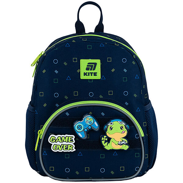 Рюкзак для дитячого садка Kite Kids Dino Gamer K25-2727XS-5 XS100 115 см 30х23х12 синій