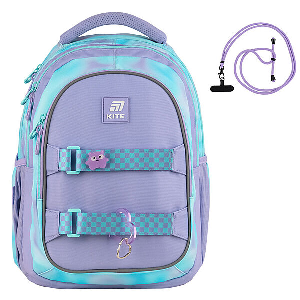 Рюкзак Kite Education teens K25-8001M-2 M130 145 см 40x29x17 фіолетовий