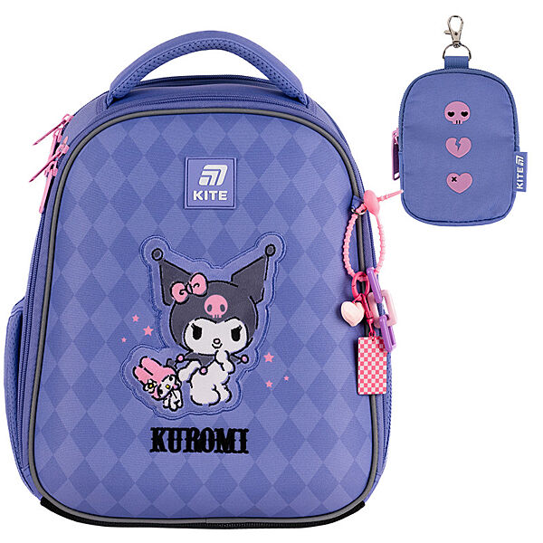 Рюкзак шкільний каркасний Kite Kuromi HK25-555S-2