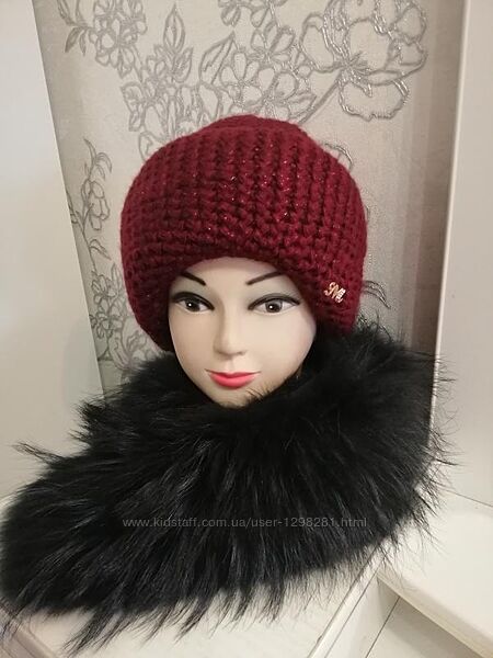 Дуже теплі шапки 7 Кольорів р 54-60