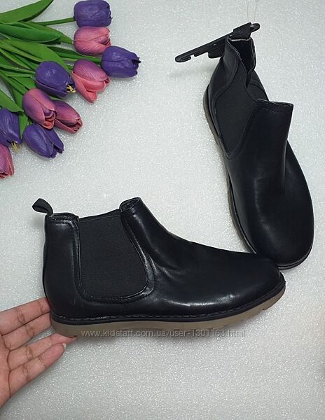 Круті чорні челсі черевики жіночі 37 розмір 