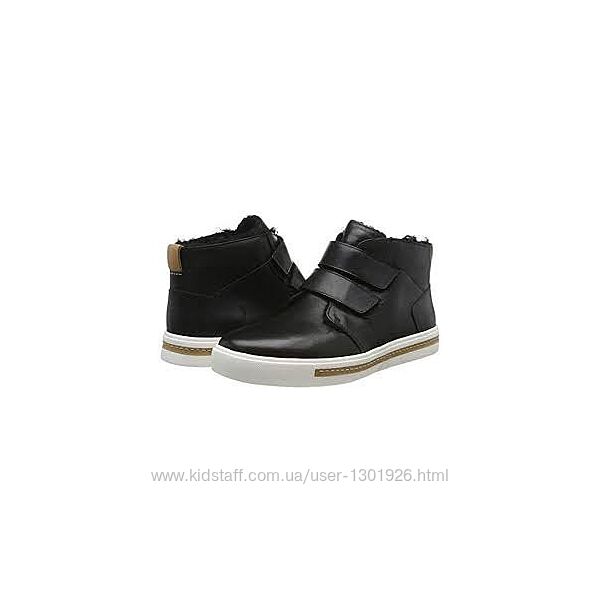 Шкіряні зимові жіночі черевики Clarks, розмір 37,5, нові