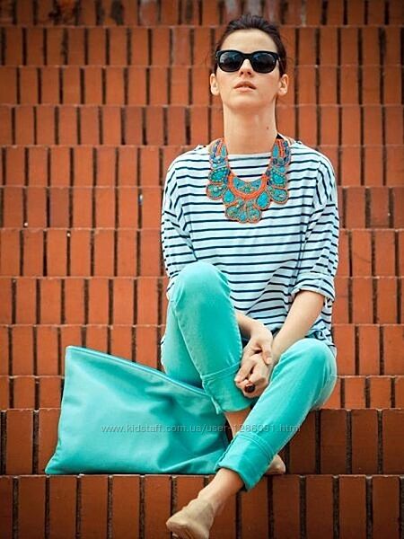 Брюки вельветові штани м&acuteятний колір Lacoste