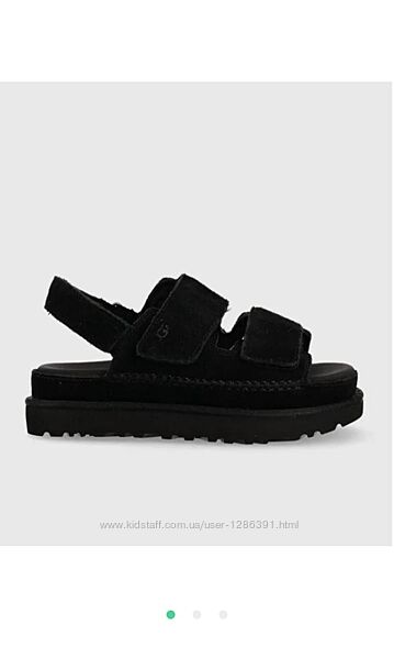 Босоножки сандалии ugg goldenglow sandals black 