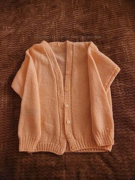Вязана кофта кардиган