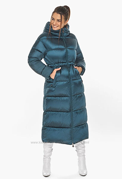 Приталена зимова жіноча куртка пальто 