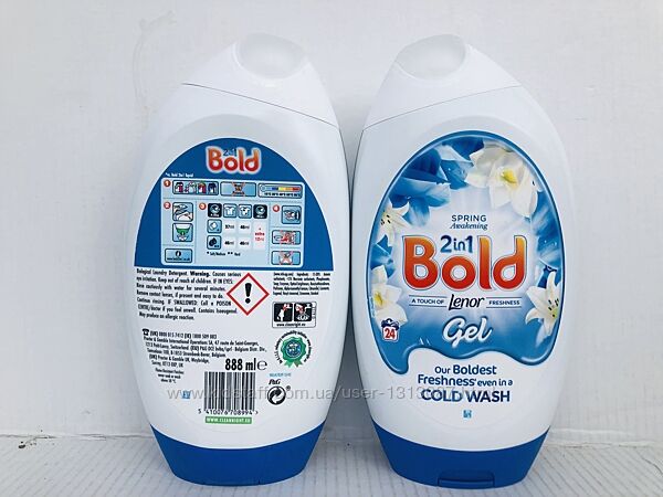 Гель для прання Bold Cold Wash, Болд 888 мл 