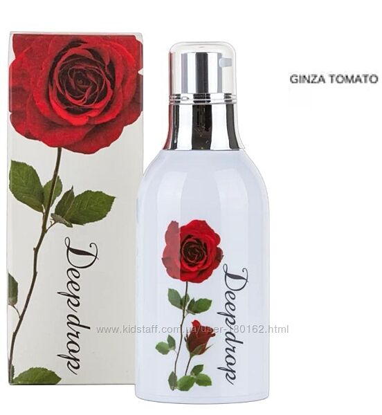 GINZA TOMATO Лосьйон для обличчя екстракт плаценти троянди Deep Drop 50мл