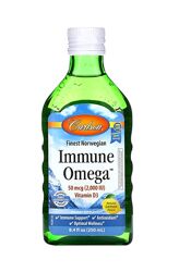 Carlson Immune Omega омега 3 витамин Д Натуральный лимон 250 мл  50 порций