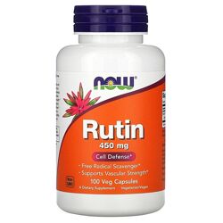 Now Foods Рутин 450 мг на 50-100днів 100 капсул зміцнення судин rutin