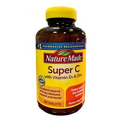 Витамин С D 3 A E цинк на 6,5 мес Nature Made Super C with Vitamin D3 