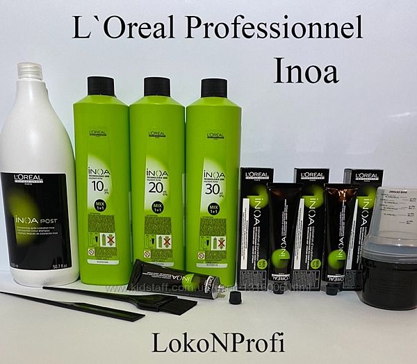 Окрашивание волос INOA от Loreal professionnel