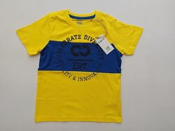 Хлопковая футболка для мальчика 98 104 см lupilu германия
