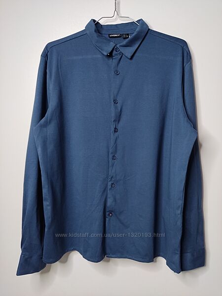 Чоловіча сорочка м&acuteяка, XL 56-58 euro, Livergy, Німеччина, синя