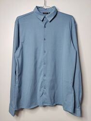 Чоловіча сорочка м&acuteяка, L 52-54 euro, Livergy, Німеччина, блакитна