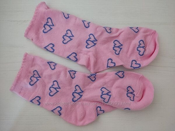 Бавовняні шкарпетки для дівчинки, 27-30, Lupilu, Німеччина
