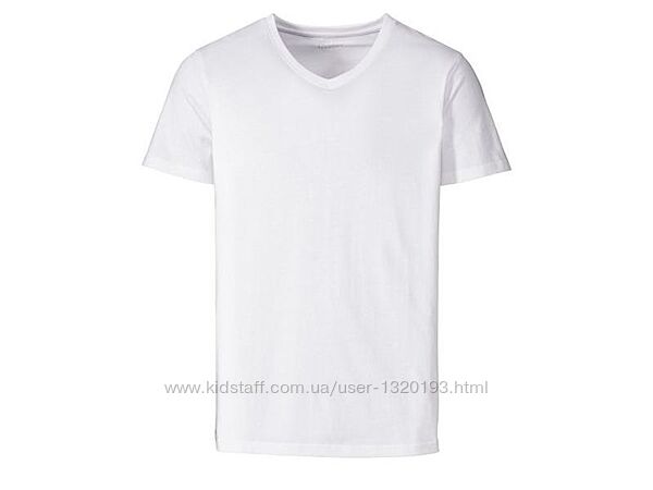 Бавовняна біла футболка базова М 48/50 euro, Livergy, Німеччина