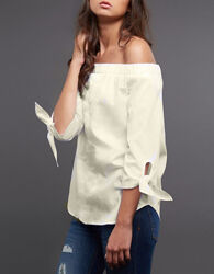 Блуза с завязками и открытыми плечиками, 2xl 44 euro, esmara
