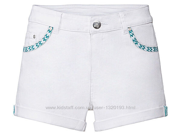 Жіночі джинсові шорти білі S 36 euro Esmara Німеччина