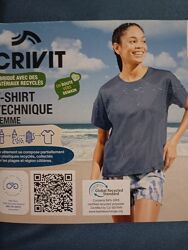 Спортивна жіноча футболка , S 36-38 euro, Crivit, Німеччина, сіра