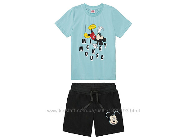 Комплект для хлопчика футболка  шорти 122/128, Disney, Німеччина 