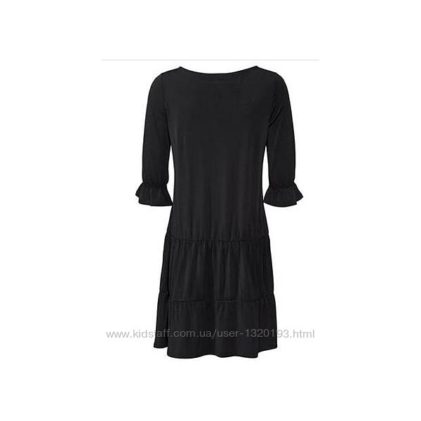 Жіноча сукня з рюшами М 40-42 euro  Esmara Німеччина, чорна
