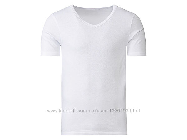 Чоловіча спідня футболка 5/M  M 48- 50 euro, Livergy, Німеччина, біла