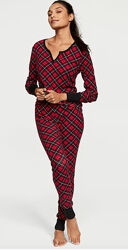 Женская теплая пижама victoria&acutes secret размер s хлопок домашний костюм