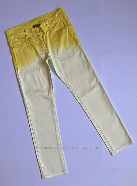 Яркие джинсы artigli для девочки на 8 лет рост 122-128 летние брюки