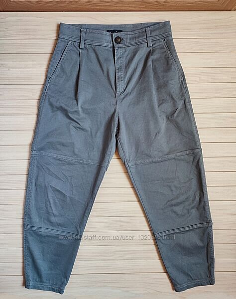 джинсы слоучи мом милитари хаки от Massimo Dutti / 38Eur - наш 42р