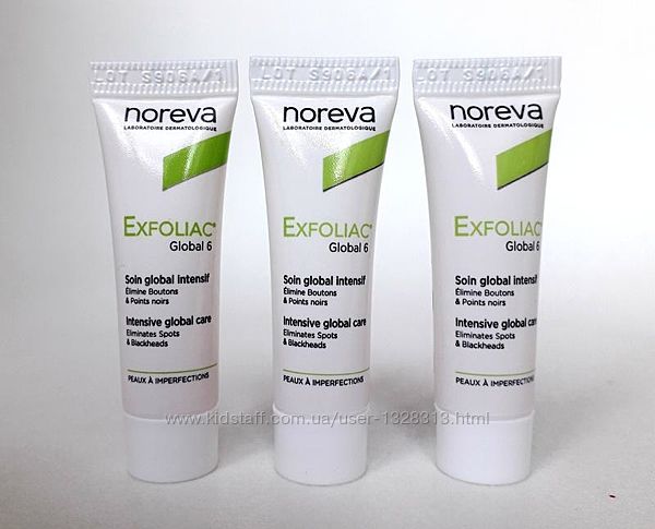 Noreva exfoliac global 6 уход, лечение, матирование жирной проблемной кож
