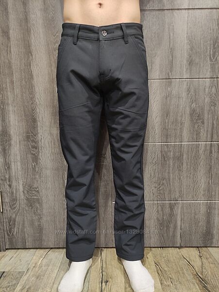 Теплые подростковые штаны брюки на флисе рост 164-170 см