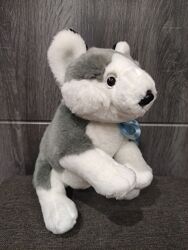 Игрушка собака щенок песик цуцик хаски 30 см