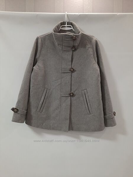 Вкорочене пальто з вовною Esprit, розмір XL