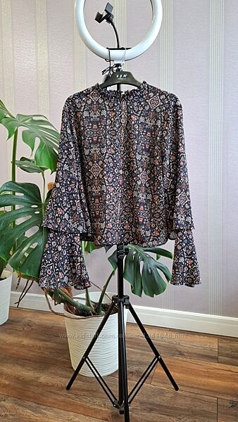 Вкорочена шифонова блуза Primark, розмір XL/2XL