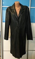 Кожаный плащ dija real leather