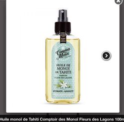Парфумерна олія для тіла та волосся Huile mono de Tahiti Comptoir des Mono