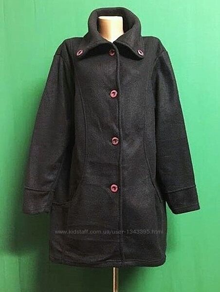 Довга Флісова Кофта з кишенями xl/xxl