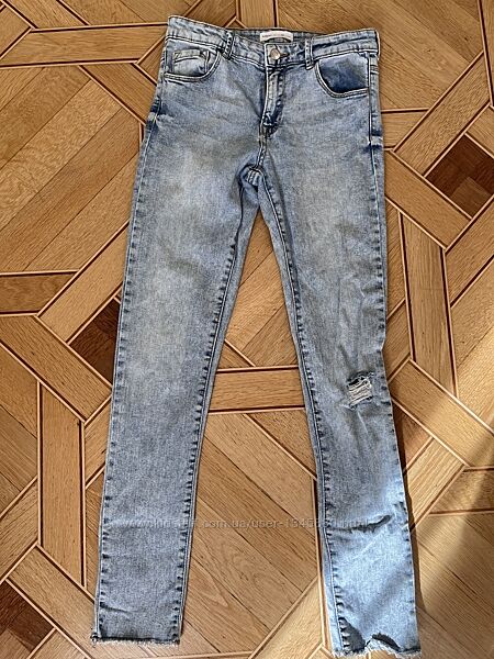 джинсы для девочки голубые lefties 13-14 лет, 164 см