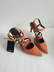 Женские замшевые босоножки сандалии Mango Лимитированная коллекция Испания 