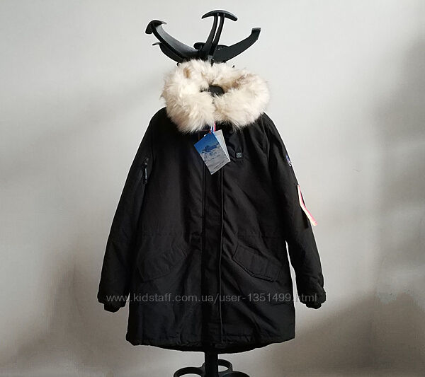 Женская куртка парка с подогревом Maison Courch Gentiane Франция Оригинал