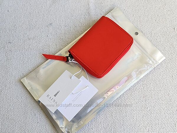 Жіночий маленький червоний гаманець waterproof small wallet 1627 Red rains