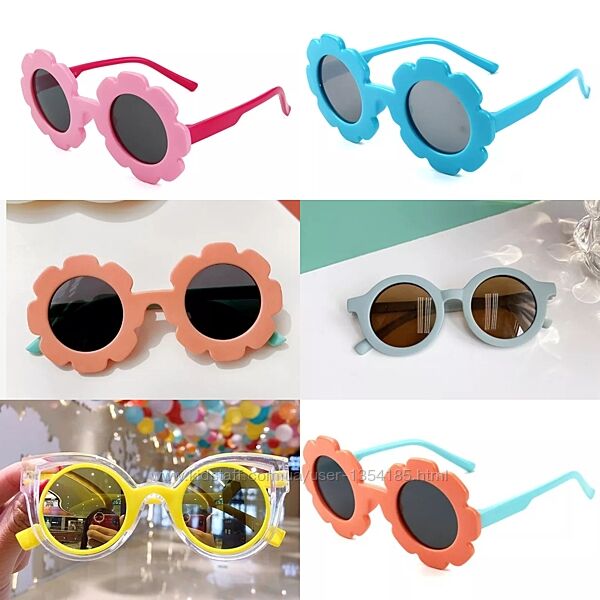 Очки детские солнцезащитные UV400. Разные цвета и модели. Новые 