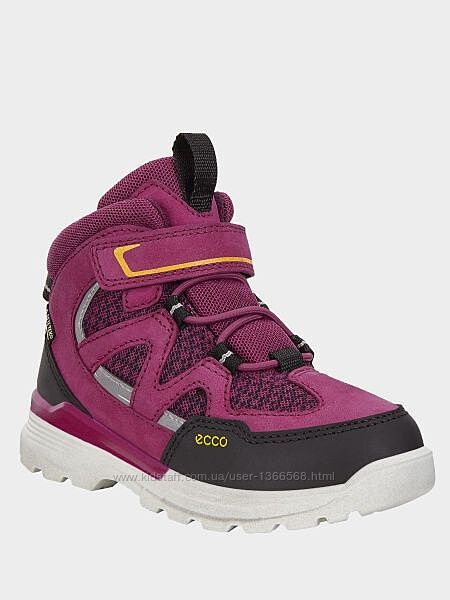 Шкіряні черевики Ecco Urban Hiker Pink Gore-Tex