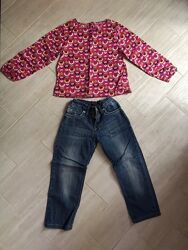 Детский комплект джинсы унисекс и рубашка 5, 6 лет Dolce & Gabbana Junior 