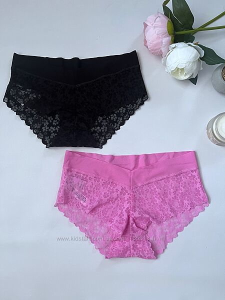 Безшовні мереживні трусики Victorias Secret 