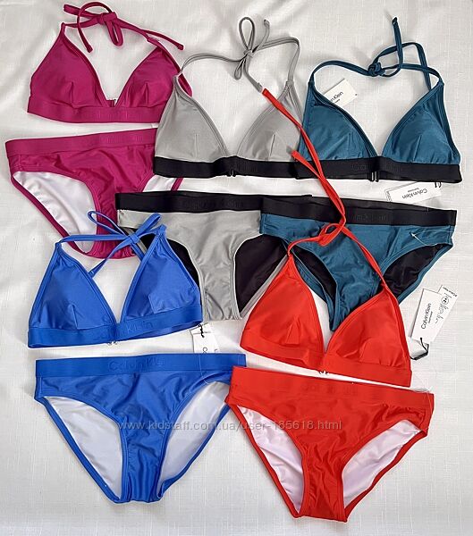 Красиві роздільні купальники з шимером Calvin Klein. Оригінал