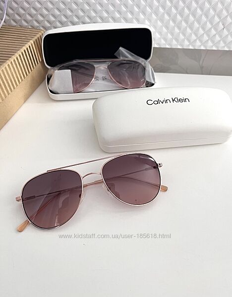 Сонцезахисні окуляри Calvin Klein модель авіатор. Оригінал 